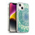 Micklyn Le Feuvre Mandala 3 Emerald Doodle Soft Gel Case for Apple iPhone 14