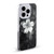 PLdesign Flowers And Leaves Black And White Petal Soft Gel Case for Apple iPhone 11