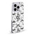 Episodic Drawing Pattern Flash Tattoo Soft Gel Case for Apple iPhone 15 Plus & MagSafe