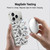 Episodic Drawing Pattern Flash Tattoo Soft Gel Case for Apple iPhone 17 Pro