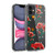 Frida Kahlo Flowers Red Soft Gel Case for Apple iPhone 11