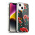 Frida Kahlo Flowers Red Soft Gel Case for Apple iPhone 14