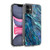LebensArt Geo Liquid Marble Blue Tea Soft Gel Case for Apple iPhone 11
