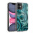 LebensArt Geo Liquid Marble Midnight Green Soft Gel Case for Apple iPhone 11