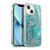 LebensArt Geo Liquid Marble Glamour Teal Soft Gel Case for Apple iPhone 13
