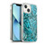 LebensArt Geo Liquid Marble Turquoise Soft Gel Case for Apple iPhone 13