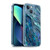 LebensArt Geo Liquid Marble Blue Tea Soft Gel Case for Apple iPhone 13 Mini & MagSafe