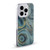 LebensArt Geo Liquid Marble Cool Tone Geode Soft Gel Case for Apple iPhone 13 Mini & MagSafe