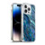 LebensArt Geo Liquid Marble Blue Tea Soft Gel Case for Apple iPhone 13 Pro Max & MagSafe