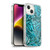 LebensArt Geo Liquid Marble Turquoise Soft Gel Case for Apple iPhone 14