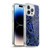LebensArt Geo Liquid Marble Indigo Soft Gel Case for Apple iPhone 14 Pro Max & MagSafe