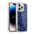 LebensArt Geo Liquid Marble Indigo Soft Gel Case for Apple iPhone 14 Pro & MagSafe