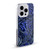 LebensArt Geo Liquid Marble Indigo Soft Gel Case for Apple iPhone 15 & MagSafe