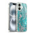 LebensArt Geo Liquid Marble Glamour Teal Soft Gel Case for Apple iPhone 16 Plus & MagSafe