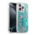 LebensArt Geo Liquid Marble Glamour Teal Soft Gel Case for Apple iPhone 16 Pro & MagSafe