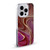 LebensArt Geo Liquid Marble Rose Ombre Soft Gel Case for Apple iPhone 17 Pro Max