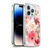 Anis Illustration Floral Pattern Light Red Soft Gel Case for Apple iPhone 14 Pro & MagSafe