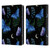 Episodic Drawing Pattern Blue Morpho Butterfly Leather Book Wallet Case Cover For Amazon Kindle 11th Gen (2024)