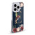 Nature Magick Floral Monogram Gold Navy Letter E Soft Gel Case for Apple iPhone 17 Pro Max