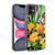 LebensArt Jungle Plants And Animals Orange Bird Elements Soft Gel Case for Apple iPhone 11