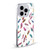 Ninola Mix Patterns Muticolored Feathers Soft Gel Case for Apple iPhone 15 Pro & MagSafe