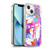 Ninola Watercolor Prints Pink Paint Splashes Soft Gel Case for Apple iPhone 13