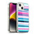 Ninola Watercolor Prints Ombre Stripes Pink Soft Gel Case for Apple iPhone 14