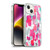 Ninola Watercolor Prints Pink Soft Gel Case for Apple iPhone 14 Plus & MagSafe