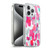 Ninola Watercolor Prints Pink Soft Gel Case for Apple iPhone 15 Pro & MagSafe