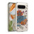 Valentina Animals And Floral Dolphin Soft Gel Case for Google Pixel 9 / Pixel 9 Pro
