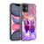 Random Galaxy Space Llama Galaxy Purple Cat Soft Gel Case for Apple iPhone 11