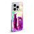 Random Galaxy Space Llama Lovely Lllama In Rainbow Soft Gel Case for Apple iPhone 13 Pro & MagSafe