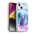 Random Galaxy Space Llama Cloudy Cat In Rainbow Soft Gel Case for Apple iPhone 14 Plus & MagSafe