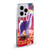 Random Galaxy Space Llama Rainbow Lazer Cat & Pizza Soft Gel Case for Apple iPhone 14 Plus & MagSafe