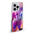 Random Galaxy Space Llama Purple Galaxy Cat Soft Gel Case for Apple iPhone 15 & MagSafe
