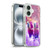 Random Galaxy Space Llama Galaxy Purple Cat Soft Gel Case for Apple iPhone 16 & MagSafe