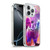 Random Galaxy Space Llama Purple Galaxy Cat Soft Gel Case for Apple iPhone 16 Pro & MagSafe