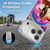 Random Galaxy Space Llama Cat & Electric Pancakes Soft Gel Case for Apple iPhone 17 Pro