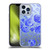 Anis Illustration Flower Pattern 2 Blue Soft Gel Case for Apple iPhone 13 Pro Max & MagSafe
