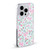 Anis Illustration Flower Pattern 2 Pink Soft Gel Case for Apple iPhone 13 Pro & MagSafe