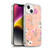 Anis Illustration Flower Pattern 2 Peach Soft Gel Case for Apple iPhone 14 Plus & MagSafe