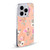 Anis Illustration Flower Pattern 2 Peach Soft Gel Case for Apple iPhone 17