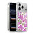 Anis Illustration Flower Pattern 2 Purple Soft Gel Case for Apple iPhone 17 Pro
