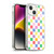 Ninola Colorful Geometric Checkered Soft Gel Case for Apple iPhone 14