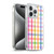 Ninola Colorful Geometric Gingham Soft Gel Case for Apple iPhone 15 Pro & MagSafe