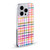 Ninola Colorful Geometric Summer Gingham Soft Gel Case for Apple iPhone 16 Plus & MagSafe