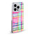 Ninola Colorful Summer Checks Soft Gel Case for Apple iPhone 16 Pro Max & MagSafe