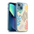 Ninola Freeform Patterns Artistic Modern Leaves Soft Gel Case for Apple iPhone 13 Mini & MagSafe