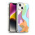 Ninola Freeform Patterns Shapes In Color Soft Gel Case for Apple iPhone 14