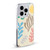 Ninola Freeform Patterns Artistic Modern Leaves Soft Gel Case for Apple iPhone 16 Pro & MagSafe